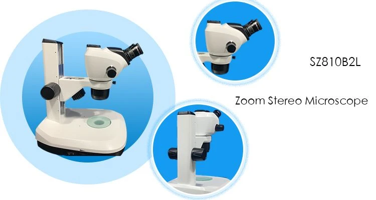 China LED Trinocular Stereo Zoom Microscope
